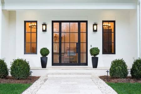 Elegant UPVC door design