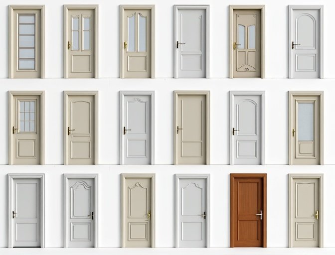 Premium UPVC doors with advanced security features